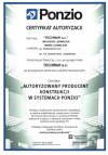 Certifikat PONZIO
